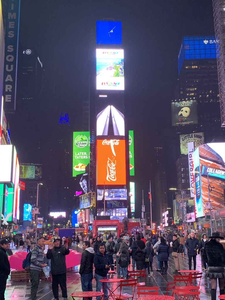 View from Times Square looking uptown.
